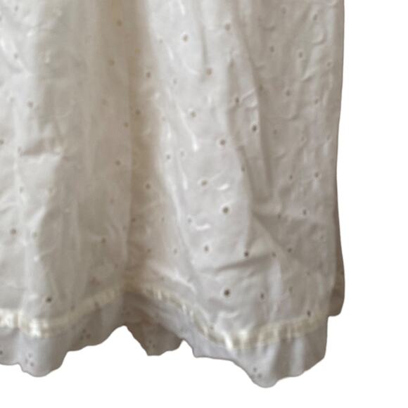 Gunne Sax White Puff Sleeve Bustier Dress Sz 7 - Picture 3 of 7